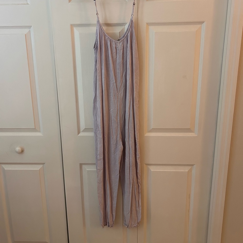 Anthropologie The Odell’s Light Lavender Sleeveless Jumpsuit Small